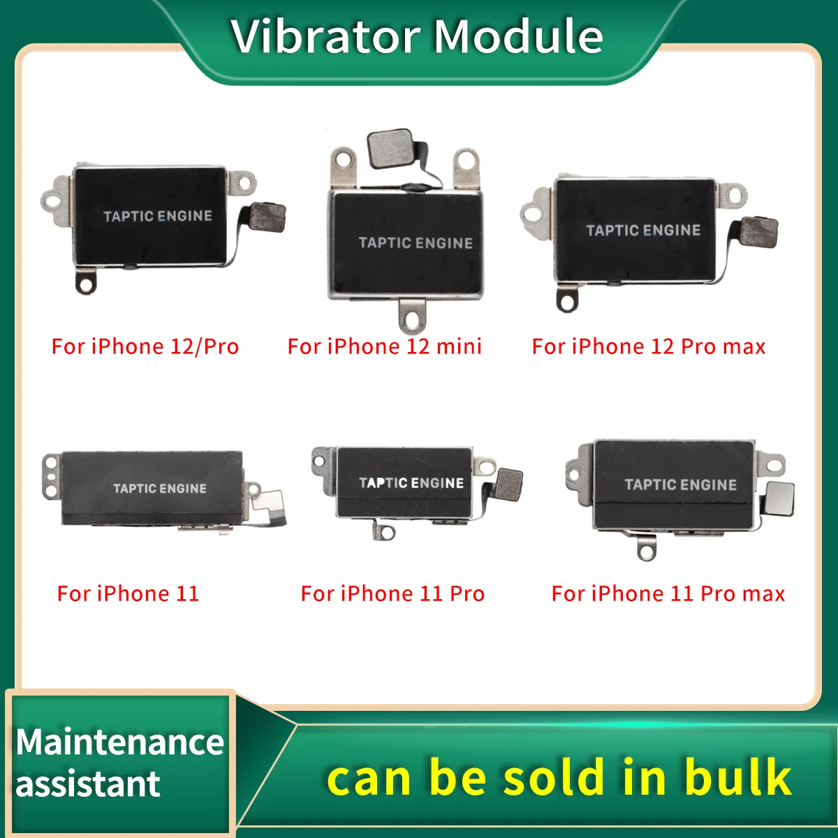 Lot De 2 Modules Vibreur Pour IPhone 5 - Moteur De Vibration - Neuf