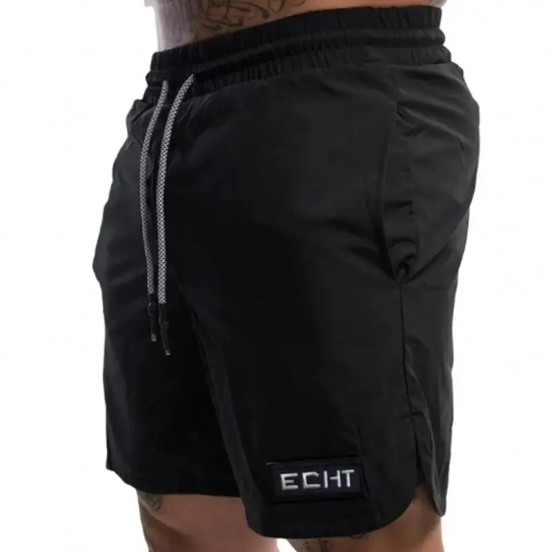 Men's and women's nylon fabric shorts, five point loose sportswear, quick drying, solid lace, same style, summer 6