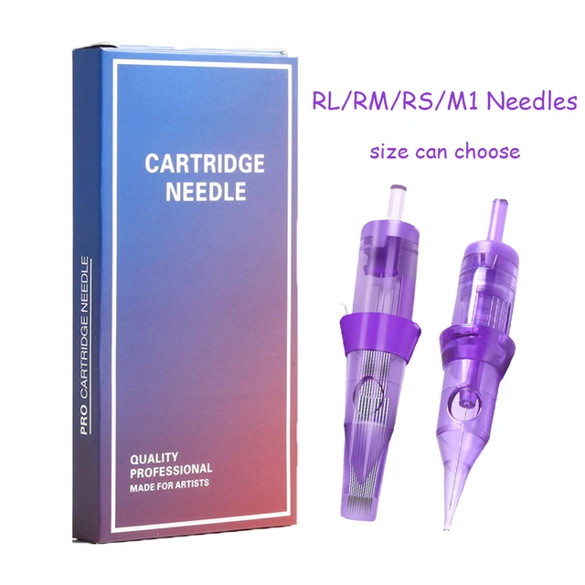 Etichette Termoadesive Aghi Per Tatuaggio In Cartuccia Sterili - 10/20/50/100 Pz, Monouso, Per Macchinetta Cartuccia Ago Sterile Tatuaggio Rl Rs M1 Rm Monouso Biomaser - Foto 3