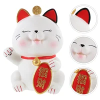 Adorable Fortune Cat Piggy Bank Lucky Cat Money Box Birthday Gift Kids Present Coin Bank Saving Jar Home Decor 1