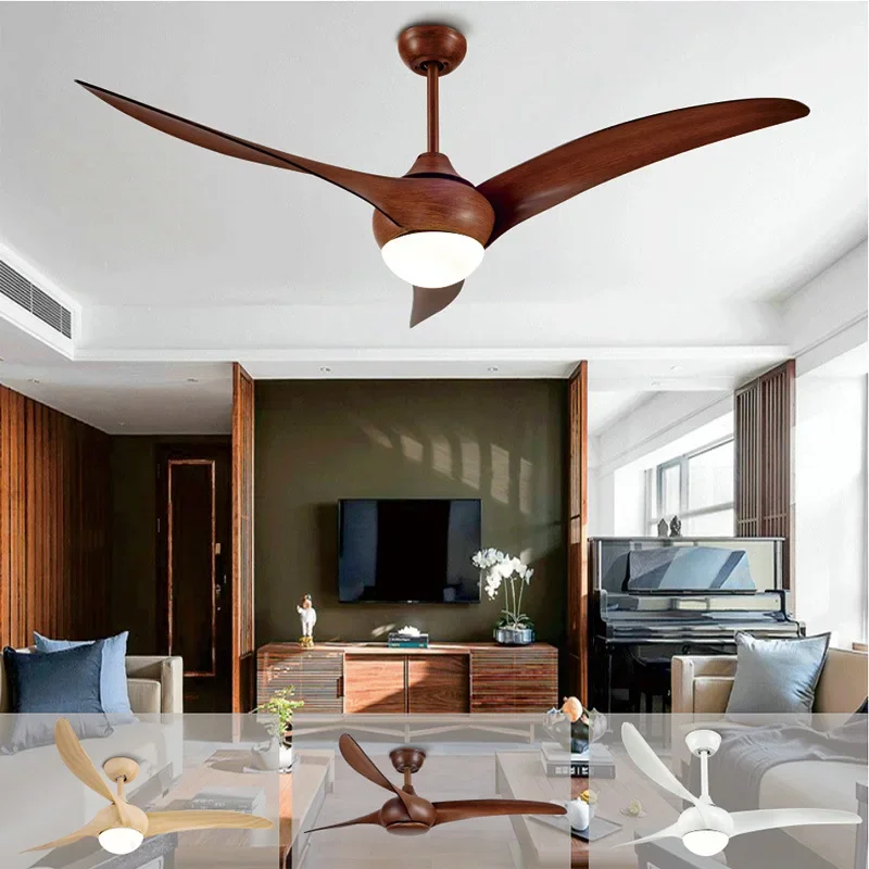 

52-inch Ceiling Fan Light with 6-Speed Control, Quiet and Stylish Fan Light for Dining Room, Living Room and Bedroom