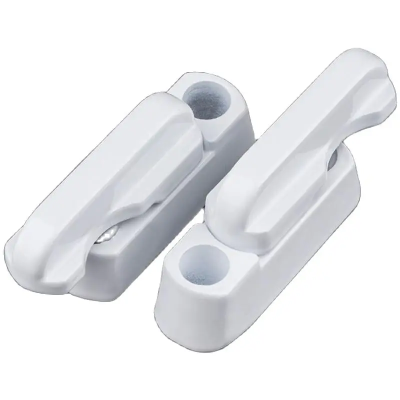 1PC Window Door Lock T Shape Locks Plastic steel White Windows Doors hasp Security Child Protector For Home House Hardware