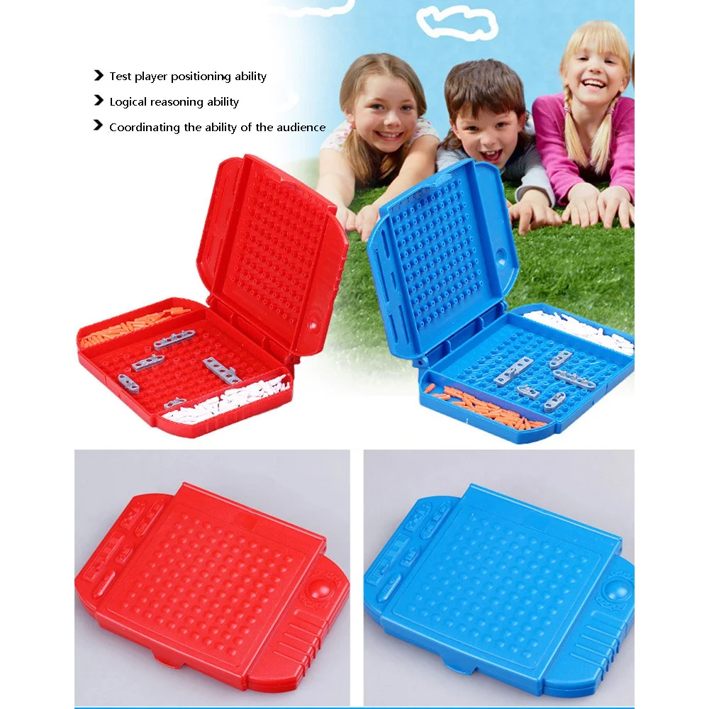 2Pcs/Set Sea Battle Breaking Game Sea Battle Traditional Family Fun Combat Strategy Board Game Game Chess Toy 2