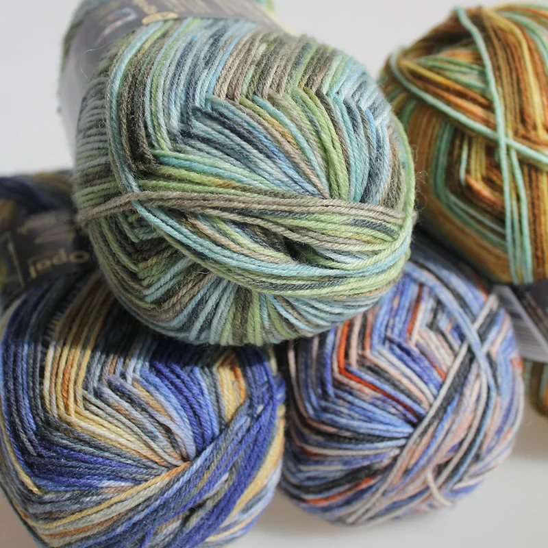 1*100g ball Opal Vincent Van Gogh  75% wool, 25% polyamide/ Nylon  socks knitting yarn 6