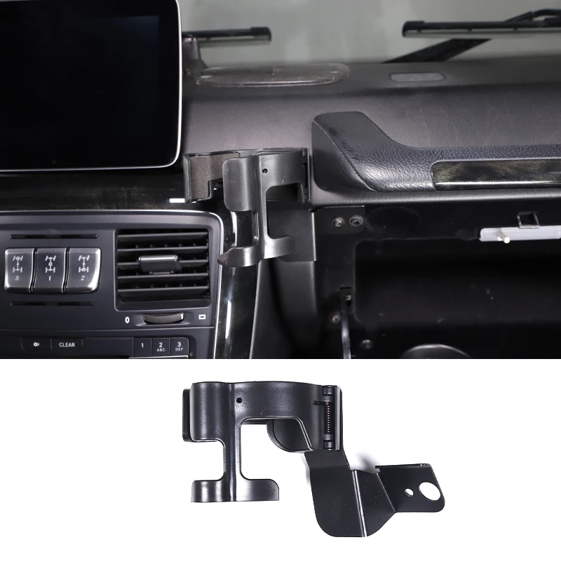 메르세데스 벤츠 G 클래스 W463 2007-18 용 자동차 중앙 제어 다기능 휴대폰 홀더, 물컵 홀더, 자동차 액세서리