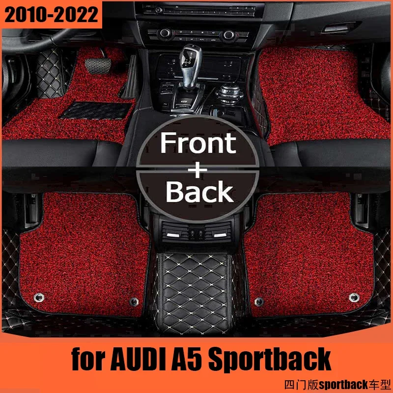 

Автомобильные коврики для AUDI A5 Sportback 2017-2022 2010-2016, индивидуальные автомобильные подставки для ног, аксессуары для интерьера