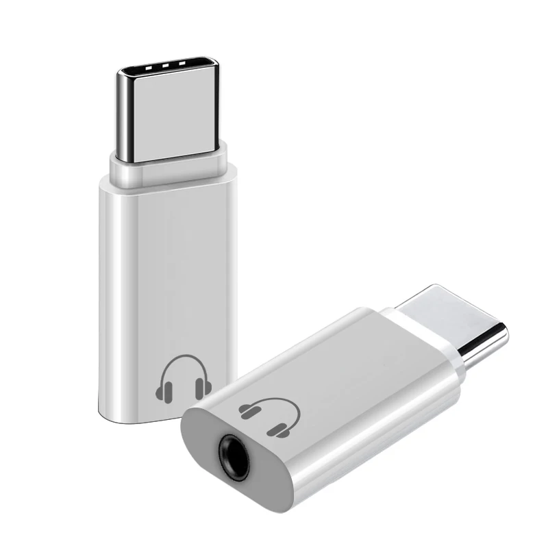 Adaptador tipo C macho a conector hembra de 3,5mm para Xiaomi Redmi Huawei Honor POCO para teléfono móvil USB-C convertidor de auriculares con cable de 3,5mm