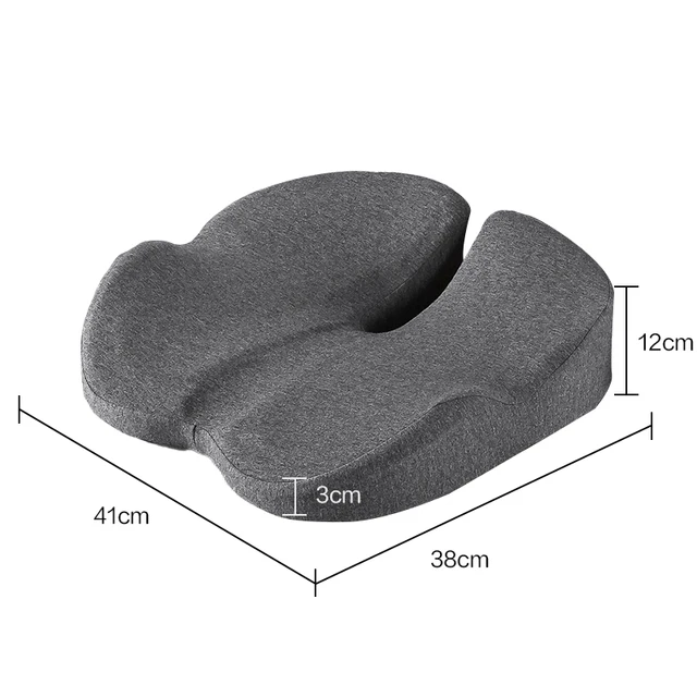 Coussin de siège en mousse à mémoire de forme, coussin orthopédique antidérapant pour Prostate, soulagement de la douleur, chaise confortable, siège de voiture 6