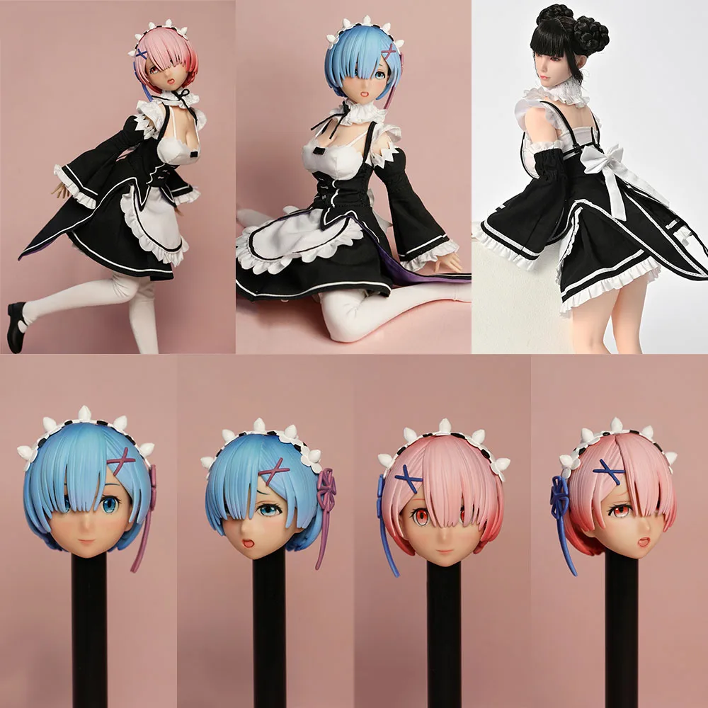 В наличии MR.TOYS MT2020-05 1/6 аниме девушка Rem Ram горничная изящная скульптура горничная модель подходит для 12 дюймов Женская экшн-фигурка