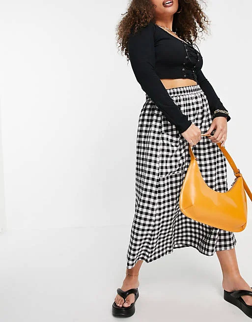 Midi Skirt Gonna Donna Tartan Gonna Midi Gonna Aderente A