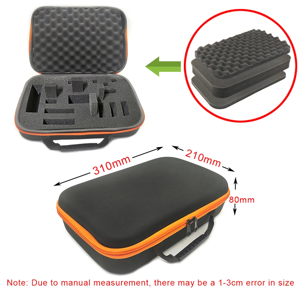 Enhanced Personalizable Shockproof Hard Storage Case with DIY Foam Insert for Outdoor Tools and Accessories