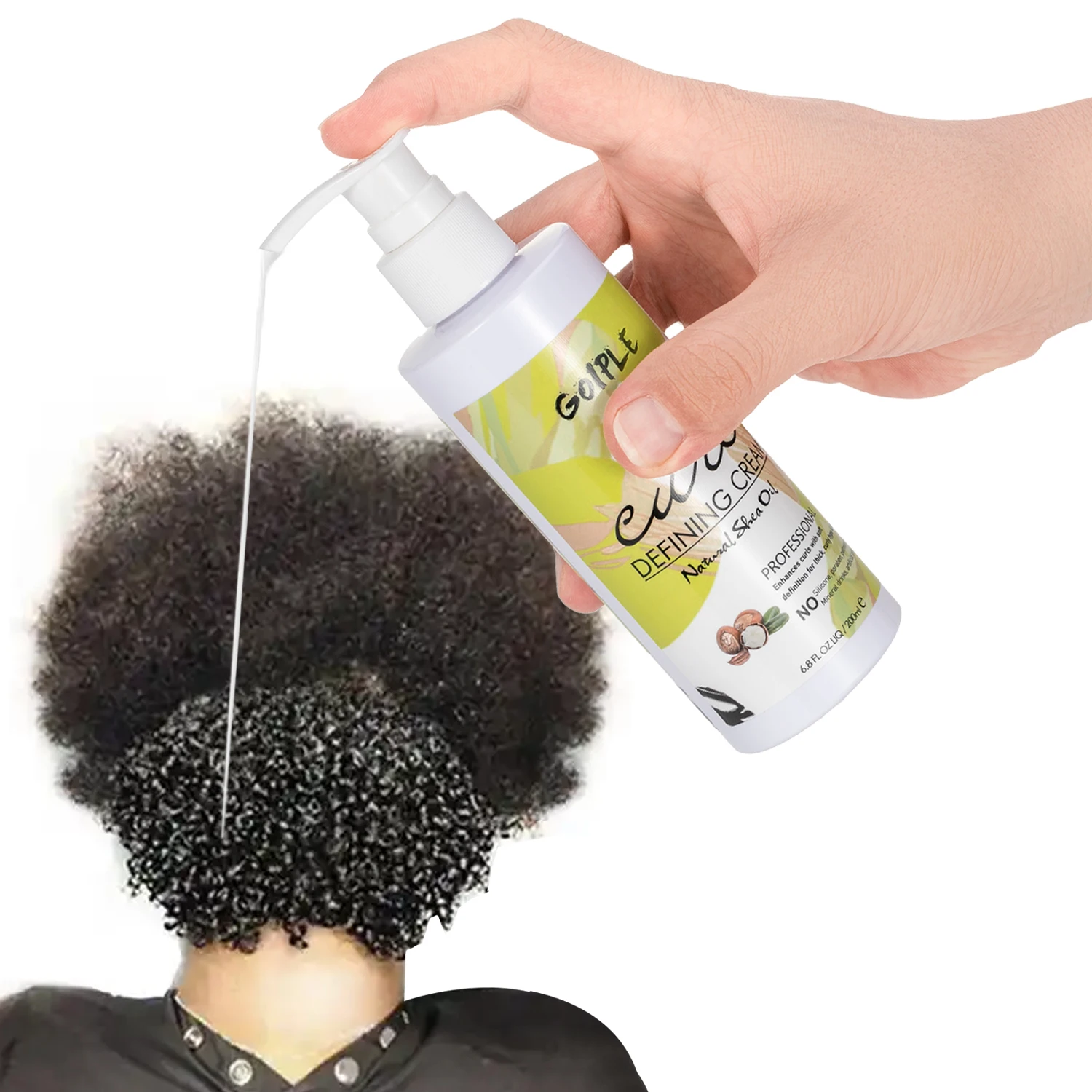 Curl Defining Cream Wavy Hair Bouncy Enhancer Anti Frizz Moisturizer Add Shine Conditioner Soft Smooth Hair Care