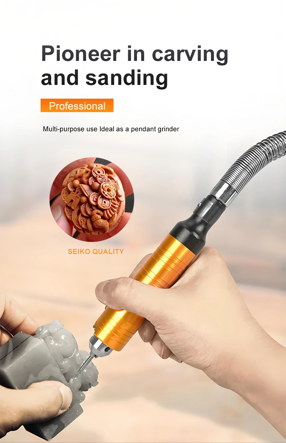 Mini Hanging Grinder Carver Electric Grinding Machine Metal Polishing Tools for