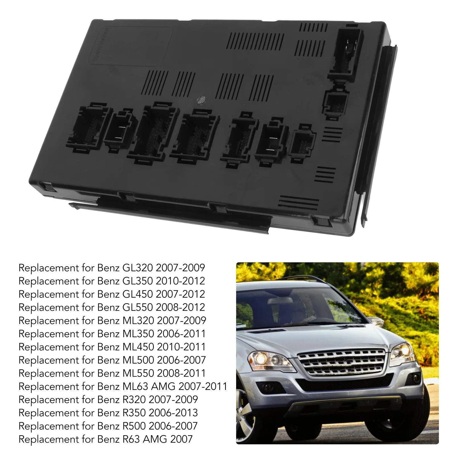 Auto Transmission Control Unit Signal Acquisition Control Module 1649005401 SAM Module Control Unit Replacement for Mercedes Benz GL320 GL350 GL450 GL550 ML320