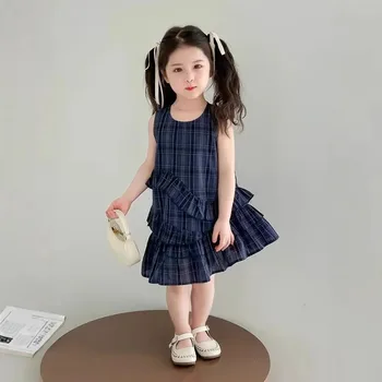 Girls Plaid Sundress 1