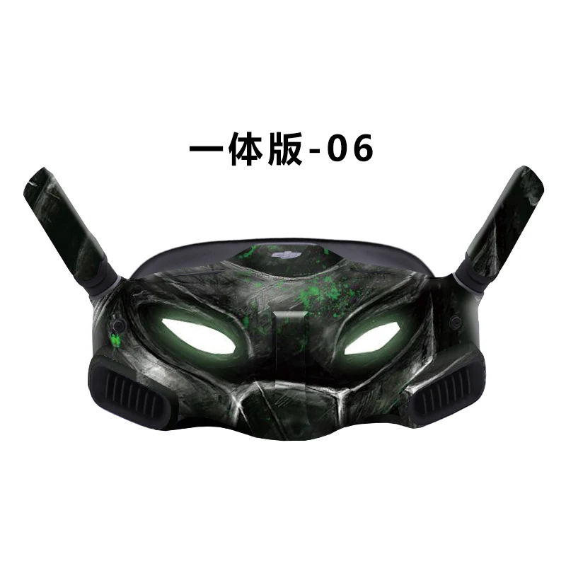 Drone Accessories For DJI Avata One-piece Eyeglasses Stickers Multiple Styles Mecha Stickers Anti-scratch Protection