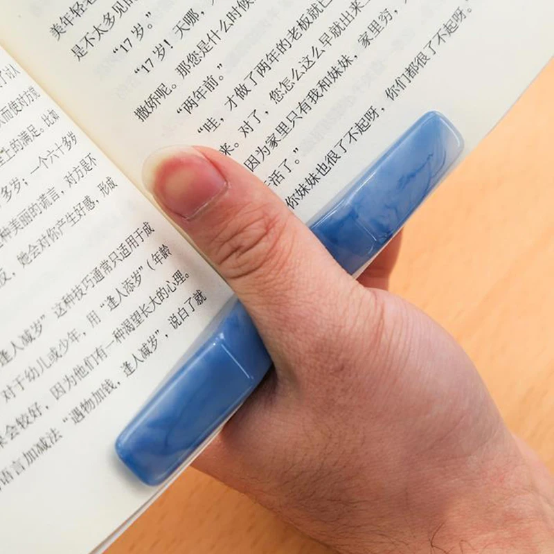 1PC Thumb Book Support Page Holder Convenient Bookmark School Office Supplies for Library Lovers bookmark page holder bookmark holder bookmarks stationery supplies