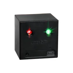Rechargeable Mini LED Stage Light for Parties and Home Decor (Black)