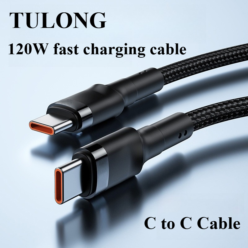 C To C Cable Type-c Data Cable Double-head PD Fast Charging Cable 6A Suitable for IPhone Samsung Huawei Xiaomi Laptop Data Line