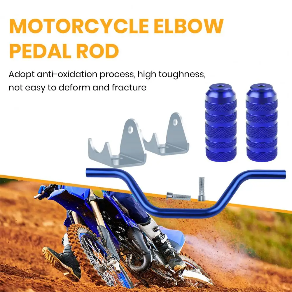 

Strong Motorcycle Footrest Lever High Toughness Motorcycle Aluminum Alloy Foot Pegs Set with Anti-oxidation Pedal for Footrest