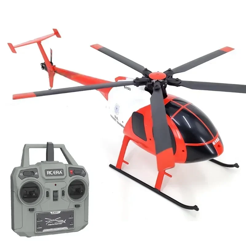Pre-sale Rc Era New 1:28 C189 Bird Rc Helicopter Tusk Md500 Dual Brushless Simulation Model 6-axis Gyro Simulation Model Toys 5