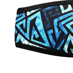 Scuba Diving Snorkel Mask Neoprene Cover Padded Protection Strap Grey