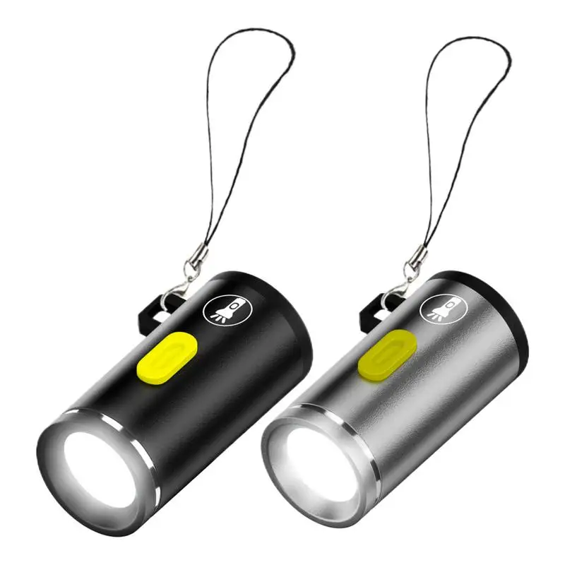 Small LED Flashlights Super Bright Flash Light For Outdoor Waterproof Small Handheld Torch Light With Lanyard For Hiking Biking