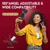 LED Selfie Light 120 LED 3000mAh Rechargeable CRI 95+ Portable Clip on Light for Phone Tablet Laptop Zoom Call TikTok Selfie 3