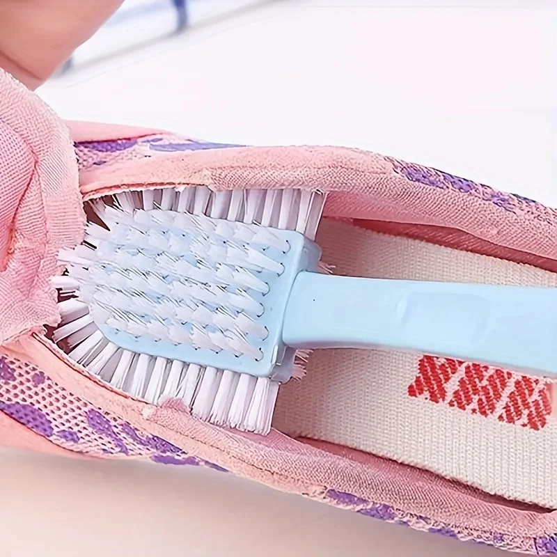 Description Picture 6 of item1PC Multifunctional Long-handled Shoe Brush - Five-sided Shoe Washing Brush Long handled cleaning brush