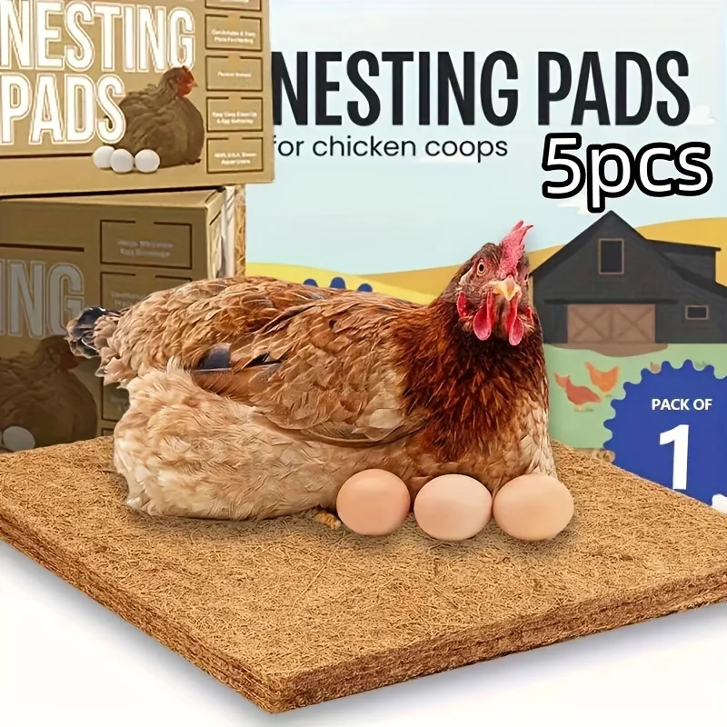 Chicken Nesting Pads 5pcs Premium Soft Padded Chicken Nesting Mats