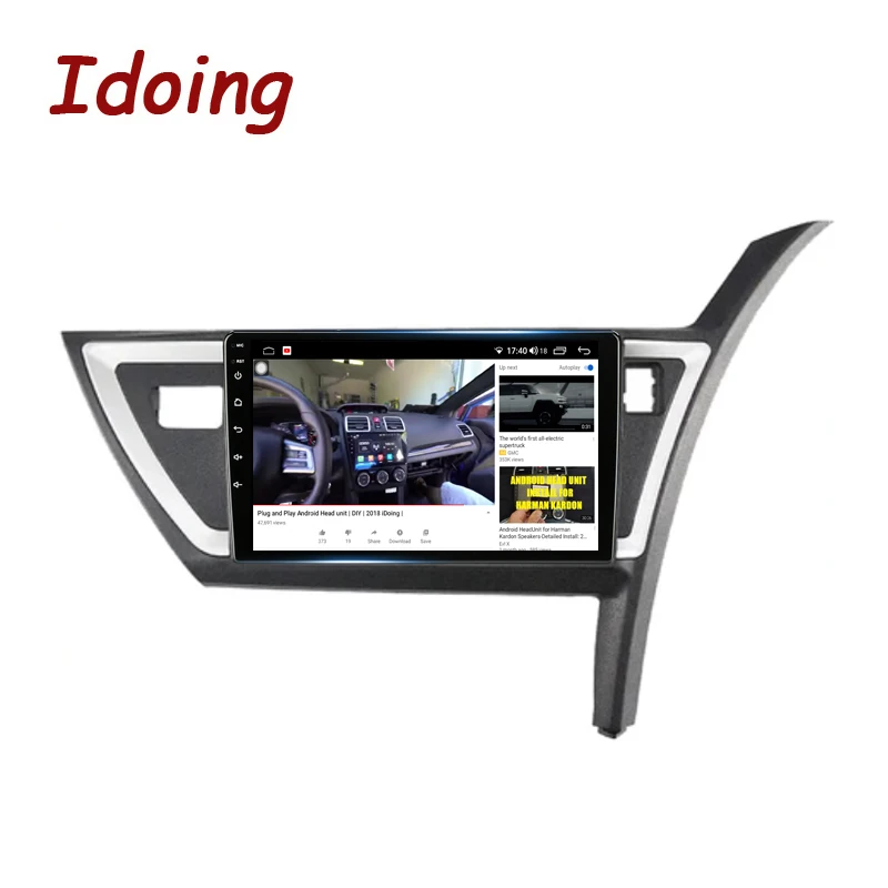 Idoing Android Stereo Radio Head Unit For Toyota Auris Mk2 2013+