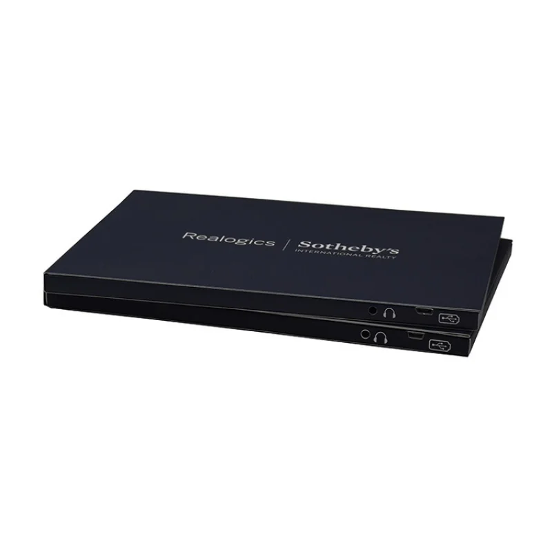 맞춤형 4.3, 인사 초대장 명함 마케팅용 비디오 브로셔 카탈로그, 5 10 인치 LCD 스크린