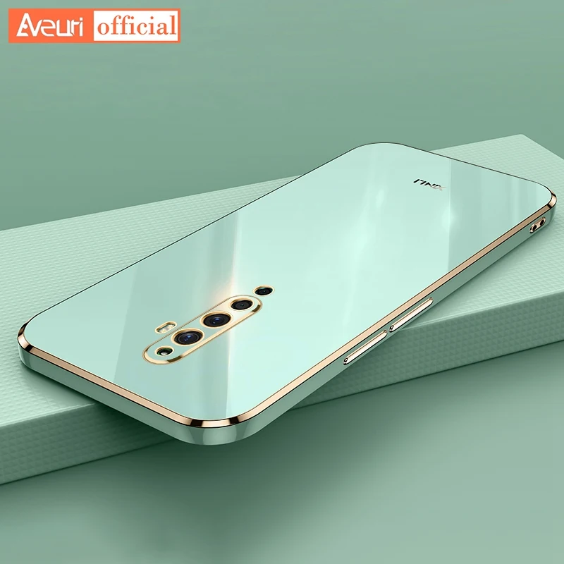 Plating Silikoonist ümbris OPPO Reno 2 Z 2Z 2F Reno2 kaanega Pehme TPU täiskaitsega telefoniümbris OPPO Reno 10X Zoom RenoZ Coque jaoks_voghion.com