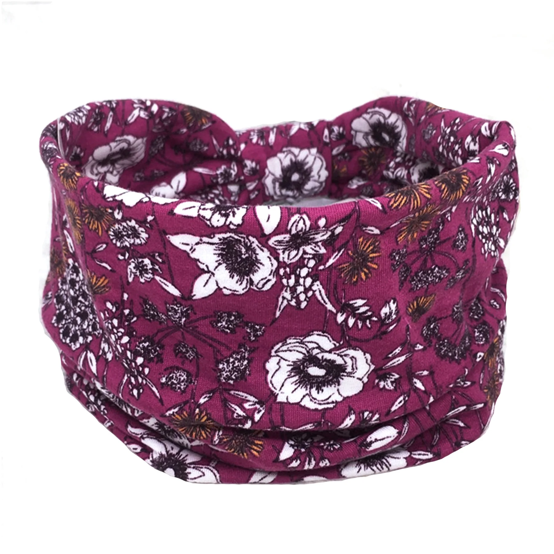 Bohemia Floral Wide Cotton Stretch Women Headband Headpiece Hair Accessories Turban Bandage Hair Bands Bandana Headwear