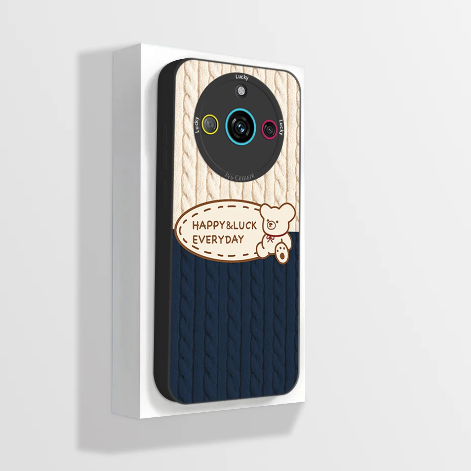 Stylish Shockproof Phone Case - Painted Design
