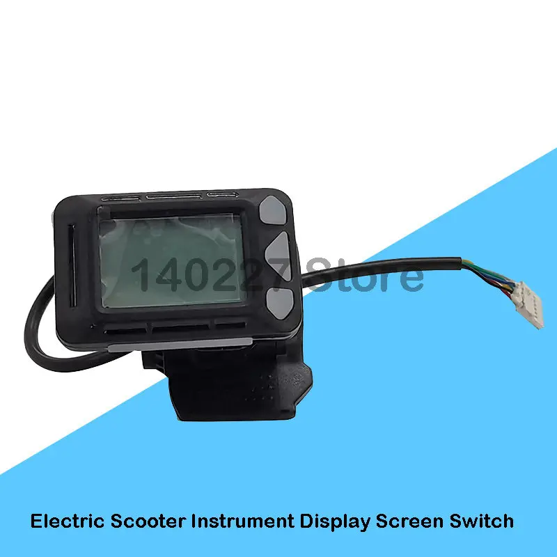 ANBP Pantalla Acelerador Para Scooter Eléctrico 24V/36V - Interruptor LCD Ajustable De 5.5 Pulgadas Con Cableado De Colores