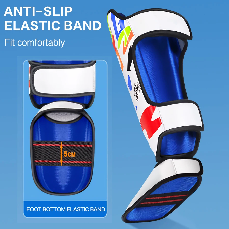 Children's Leg Protector Foot Back Protection Plate for Male Female Training Competition Free Fighting Boxing soccer shin guards,shin guard pads,kickboxing shin guards