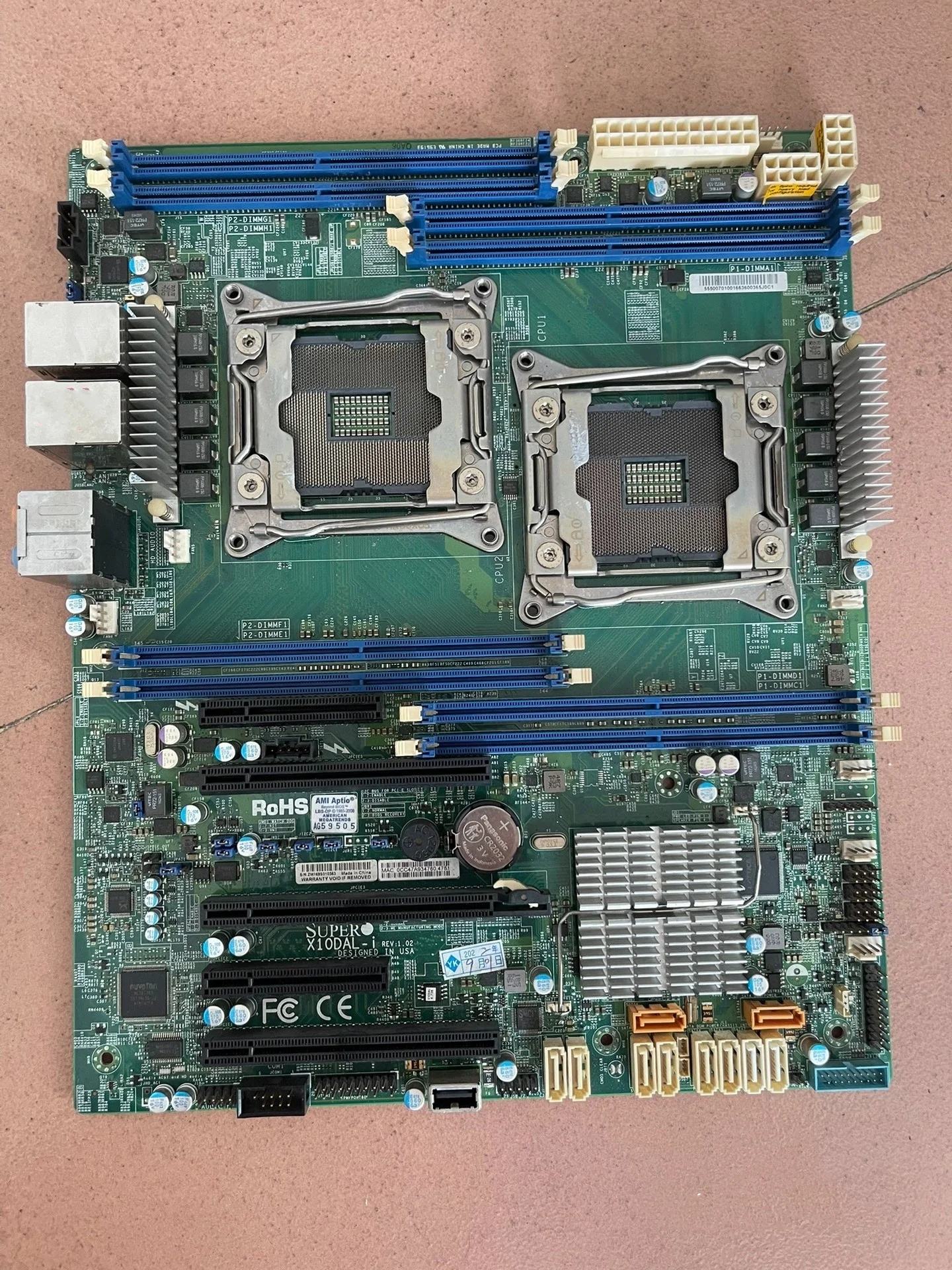 

Supermicro X10DAL-I Motherboard Intel C612 LGA2011 Xeon E5-2600 V3 DDR4 ECC