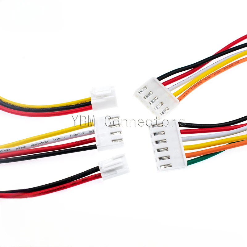 

5Pcs VH 3.96mm Female Housing Plug Connector Wire Cable JST VH3.96 2 3 4 5 6 7 8 9 10Pin 22AWG Wire 20cm Single Head Connector