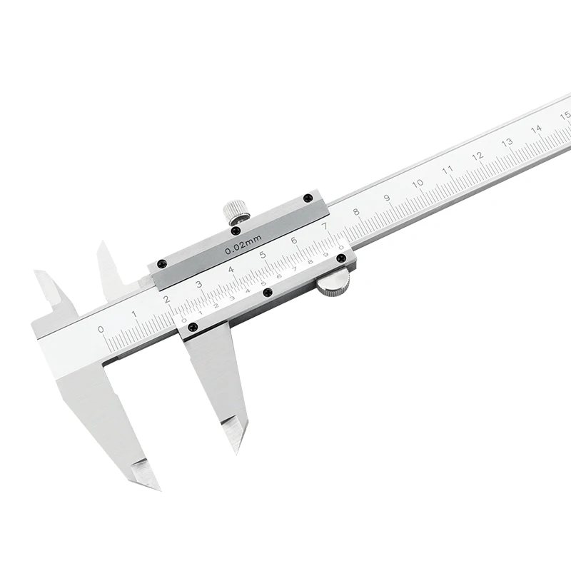 Carbon Steel Vernier Caliper 0-150mm 0-200mm 0-300mm Locking Screw Stainless Steel vernier caliper