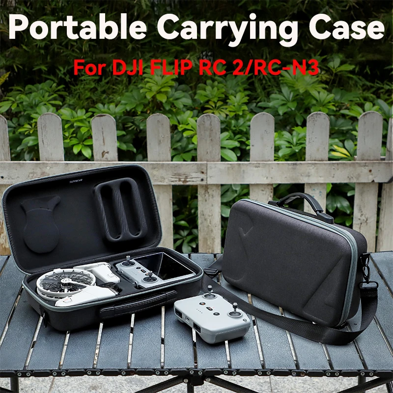 Portable Carrying Case for DJI Flip Lightweight Protective Cover Shockproof Storage Bag Drone Remote Box Accessories