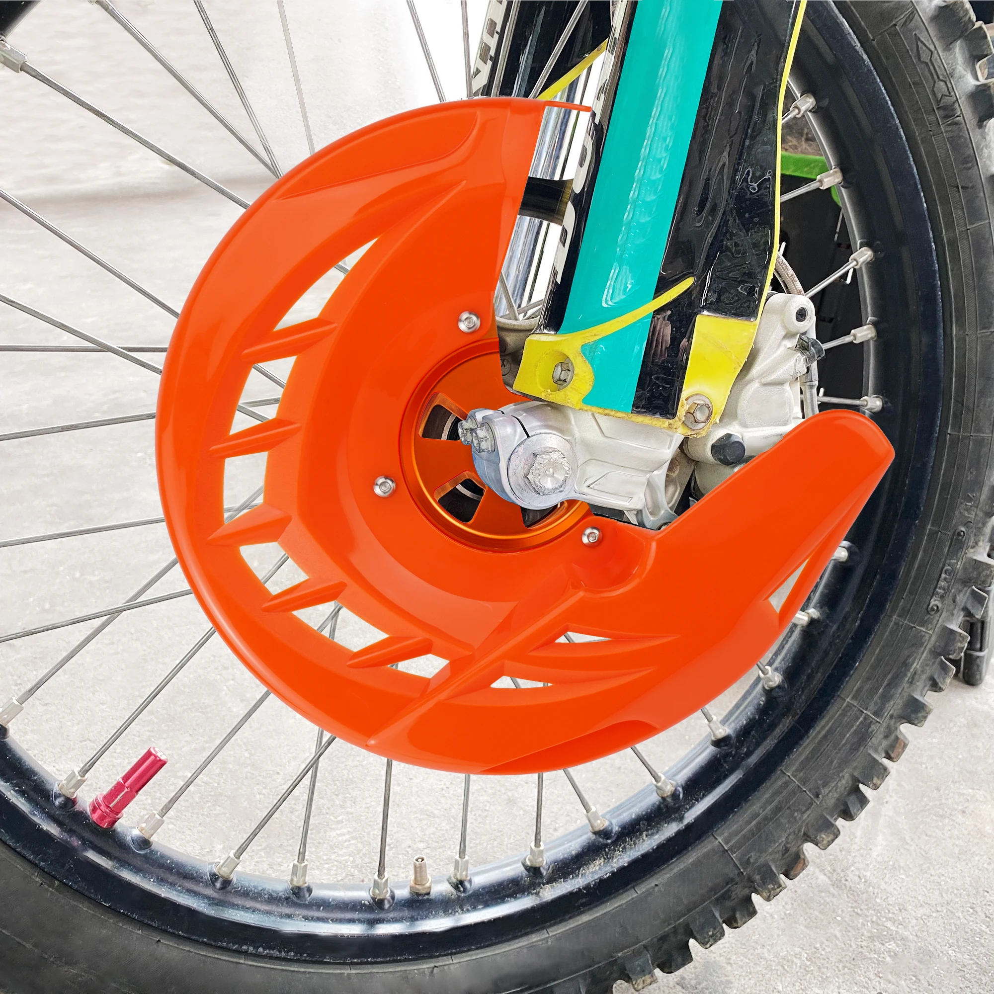 NICECNC Für Husqvarna TE300 FE350 FE450 FE501 TE250 FE250 2014-2015 TC125 TC250 FC350 FC450 2014 Vordere bremsscheibe Schutz – Detail 15