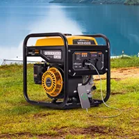 Onduleur d'essence Portable 3500W, générateur d'urgence 26kg, compteur numérique pour camping-car 1