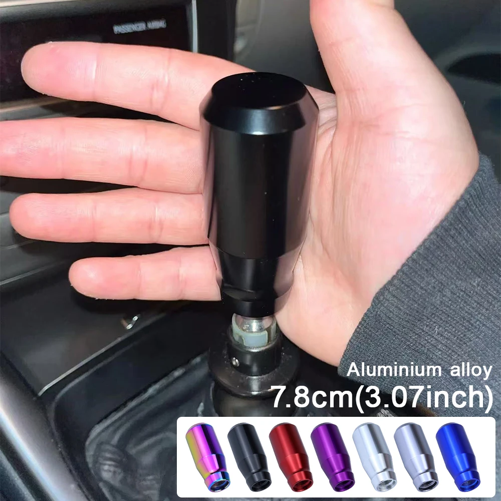 Car Gear Shift Knobs Car Gear Shift Knobs 78mm Aluminum Alloy Weighted Shifter Knobs Metal Gear Lever Stick Handle Car shift handle Adapter included