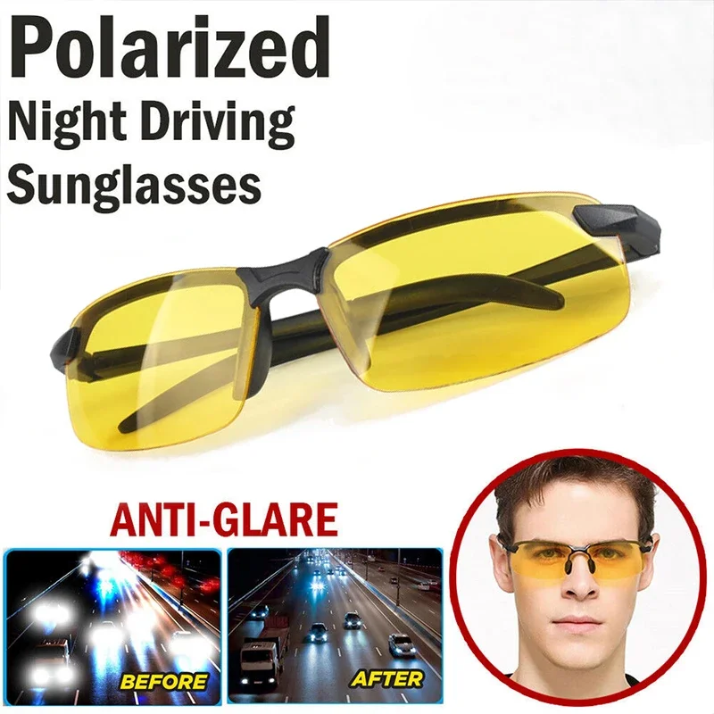Sunglasses Anti-UV Night Vision Adult Day Night Driving For Men Fashion Polarized