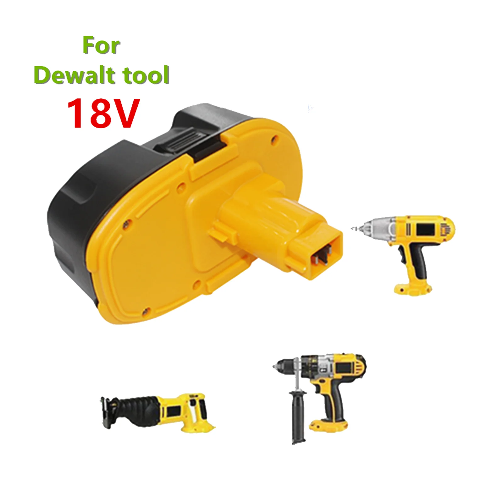 18V Ni-MH Power Tool for Dewalt DC9096 DE9039