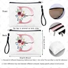Letter Personalized Custom Name Cosmetic Makeup Bag Travel Kit Bags Teacher Appreciation Gift Small Cosmetics Pouch Pencil Case 6