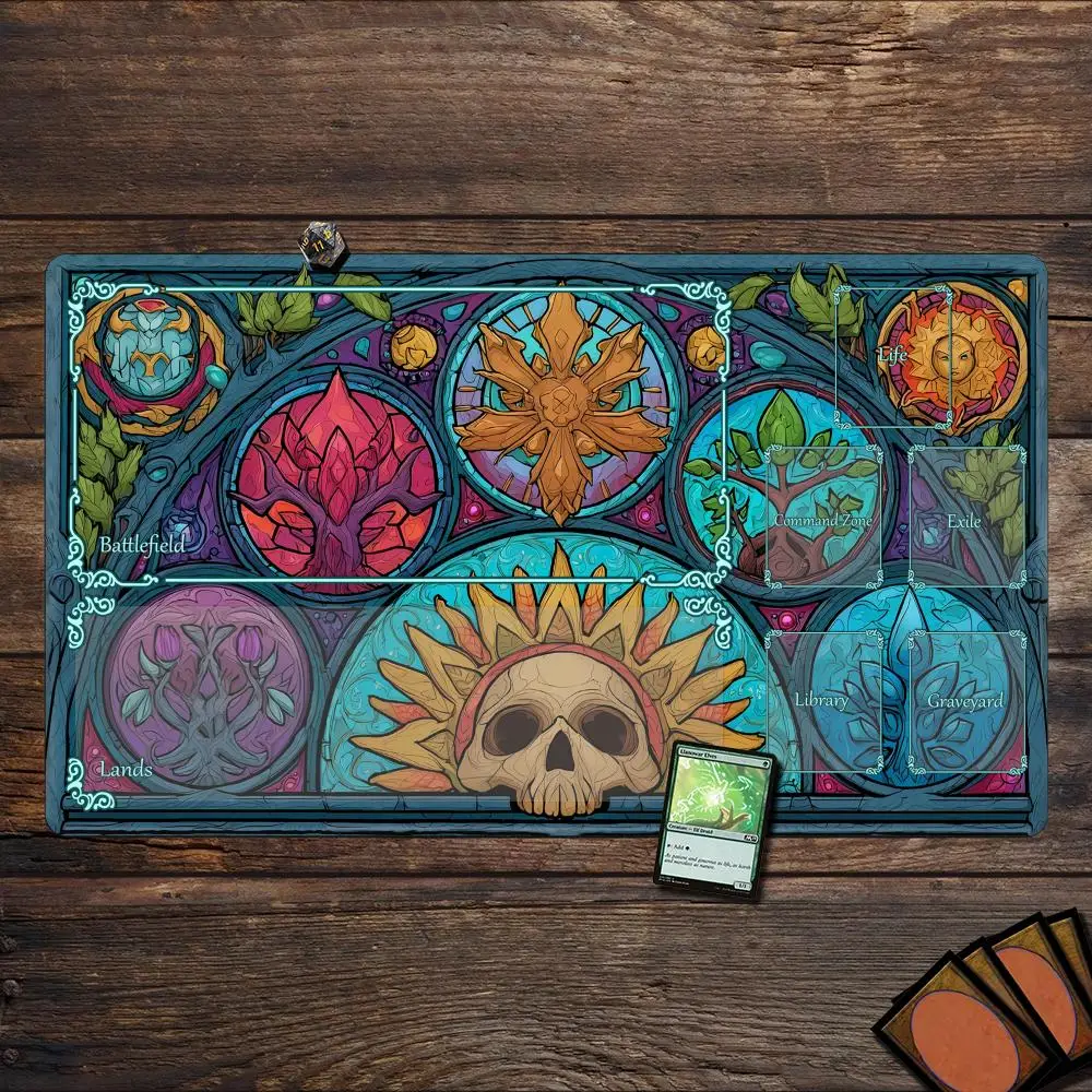 Enchanted Natural Element Magic Gaming Mat