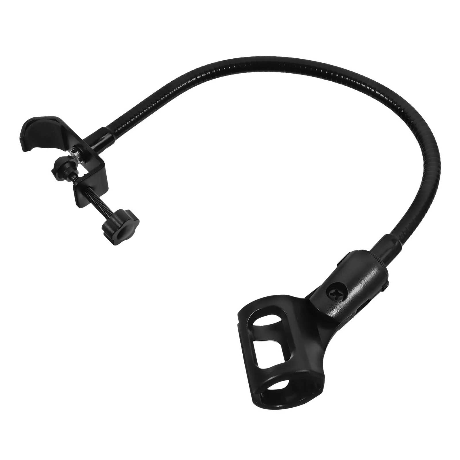 1세트 구즈넥 마이크 스탠드, 헤비 듀티 철제, 방향 조절 가능, 유연한 튜브 마이크 홀더, 스케칭, 라이브 스트리밍, 데스크용