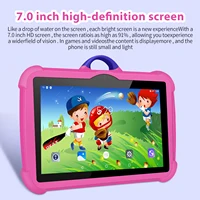 New Cartoon Pattern Kids Tablet 7 Inch Quad Core 4GB RAM 64GB ROM Android Learning Education Games Tablets Children's Gifts 2